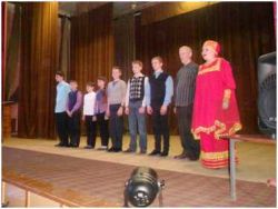 Участники концерта в с. Первомайском