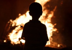 гибель детей на пожаре - фото - 1